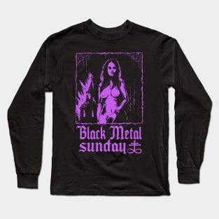 Black Metal Sunday Long Sleeve T-Shirt